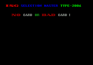 ISG Selection Master Type 2006 BIOS