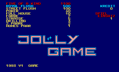 Jolly Game (V1, Otti Karl logo)
