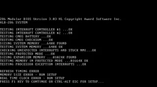 HLB-286 MBA-009 (IBM PC/AT Clone Motherboard)