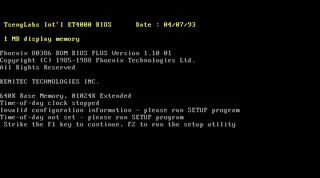 DTK PEM-2539 (Carte-mere Clone IBM PC/AT)