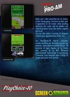 R.c. Pro-am (playchoice-10) dos