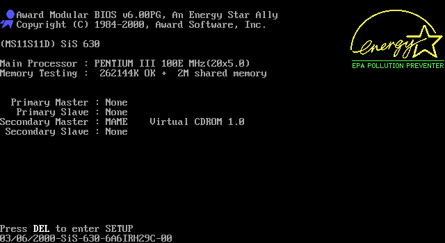 PC de Reference MS11 (Chipset SiS630)