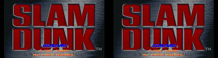 Slam Dunk (ver JAA 1993 10.8) (dual screen with demux adapter)
