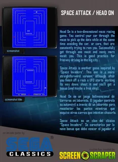 Space Attack / Head On dos