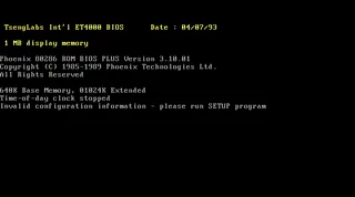Carte-mere 286 (Chipset Suntac ST62C303-A)