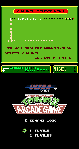Teenage Mutant Ninja Turtles 2 - The Arcade Game (playchoice-10)