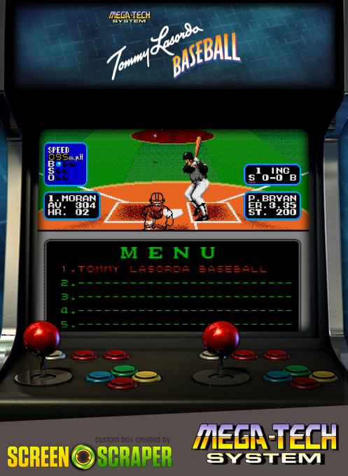 Tommy Lasorda Baseball (mega-tech)
