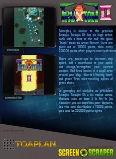Truxton 2 / Tatsujin Oh dos