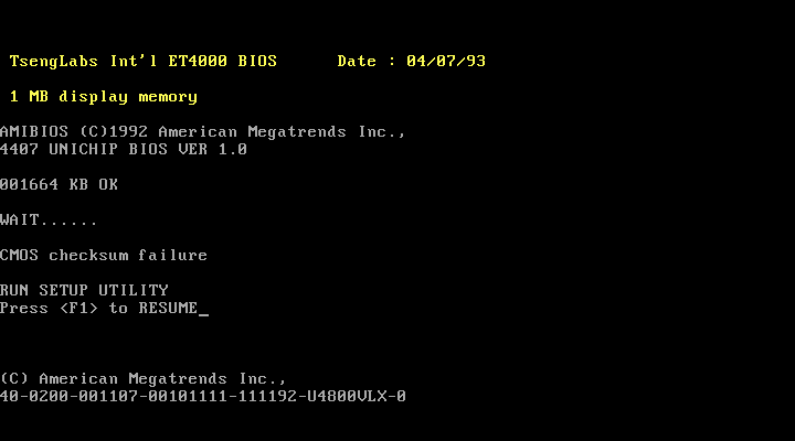 Carte-mere 486 WB 4407