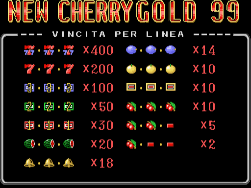 New Cherry Gold '99 (bootleg of Super Cherry Master) (set 1)
