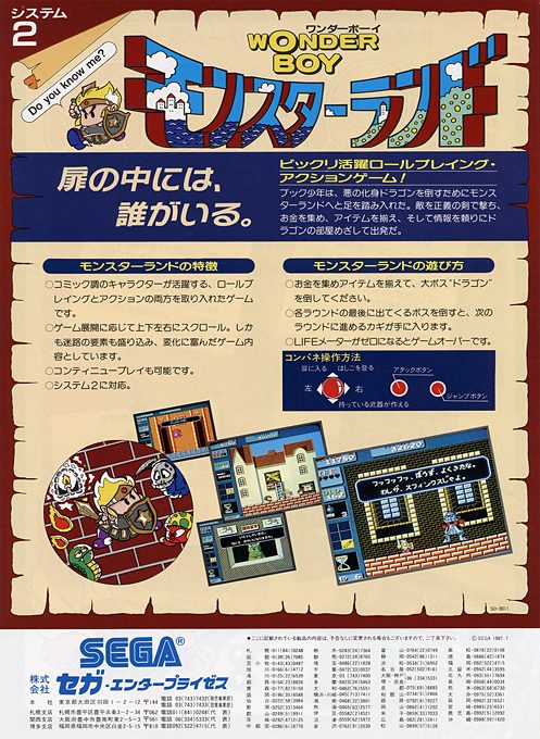 Wonder Boy In Monster Land