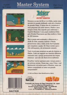 Astérix And The Secret Mission - Dos
