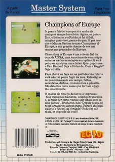 Champions Of Europe - Dos