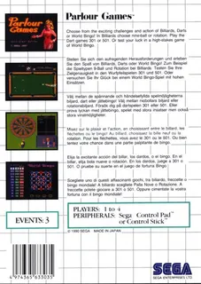 Parlour Games - Dos