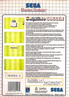 Sensible Soccer - European Champions - Dos
