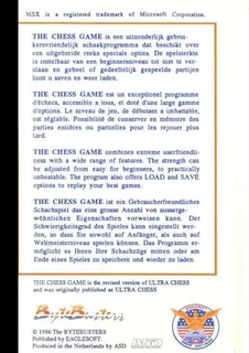 Chess Game, The - Dos