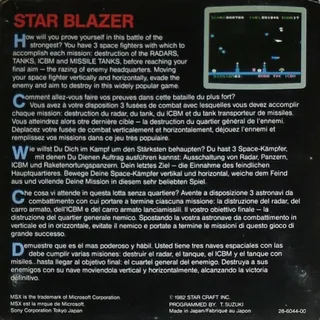 Star Blazer - Dos