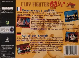 Clay Fighter 63 1/3 - Dos