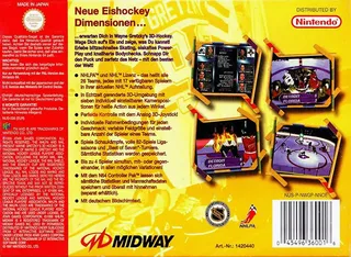 Wayne Gretzky's 3D Hockey - Dos