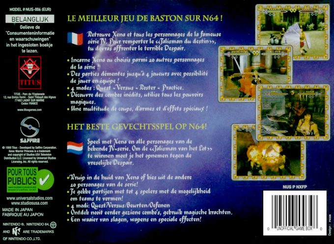 Jaquette arrière