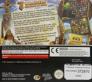 7 Wonders - Treasures of Seven - Dos