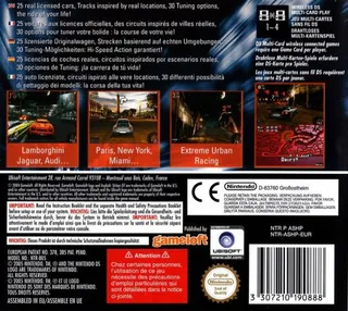 Asphalt : Urban GT - Dos