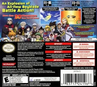 Beyblade - Metal Masters - Nightmare Rex - Dos