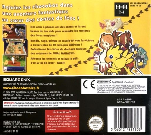 Jaquette arrière