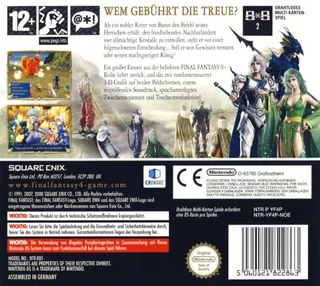 Final Fantasy IV dos