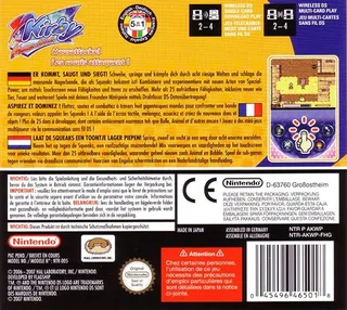 Kirby : Les Souris Attaquent dos
