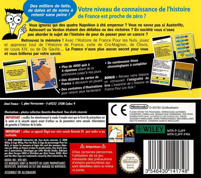 Jaquette arrière