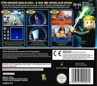 LEGO Star Wars : La Saga Complète - Dos