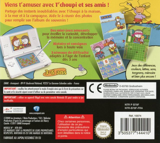Jaquette arrière