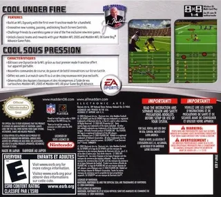 Madden NFL 06 - Dos