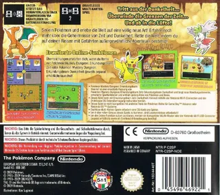 Pokémon Mystery Dungeon: Explorers of Sky dos