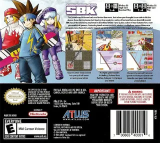 SBK : Snowboard Kids - Dos