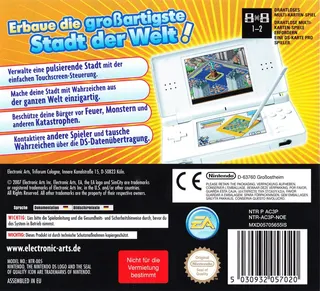 SimCity DS - The Ultimate City Simulator - Dos