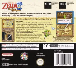 The Legend of Zelda : Phantom Hourglass dos