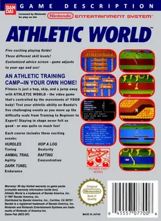 Family Trainer 1 - Athletic World - Dos