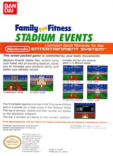 Family Trainer 2 - Running Stadium - Dos