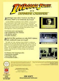 Indiana Jones et la Derniere Croisade - Dos