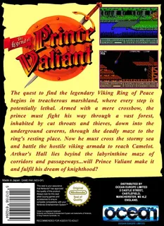 The Legend Of Prince Valiant - Dos