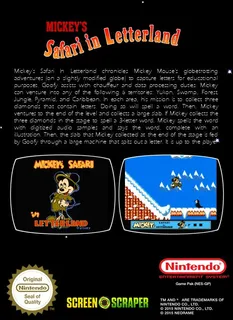 Mickey's Safari in Letterland - Dos