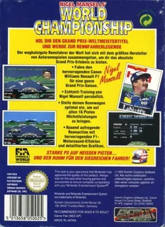 Nigel Mansell's World Championship Challenge - Dos
