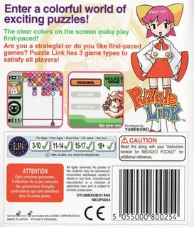 Puzzle Tsunagete Pon Color - Dos