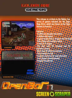 Golden Axe Genesis dos