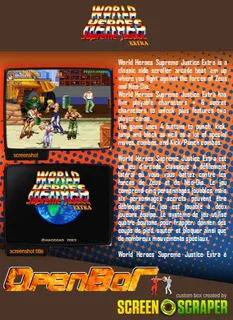 World Heroes - Supreme Justice Extra - Dos