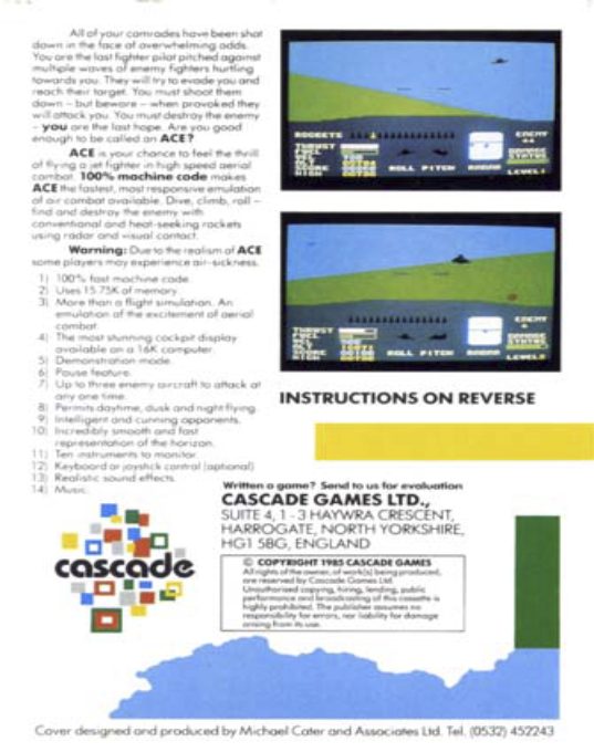 ACE: Air Combat Emulator - Dos