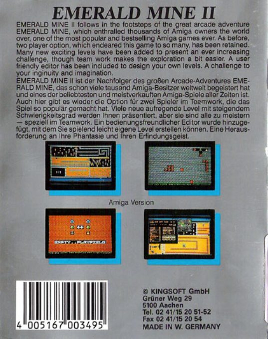 Emerald Mine II - Dos