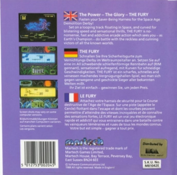 Fury, The dos